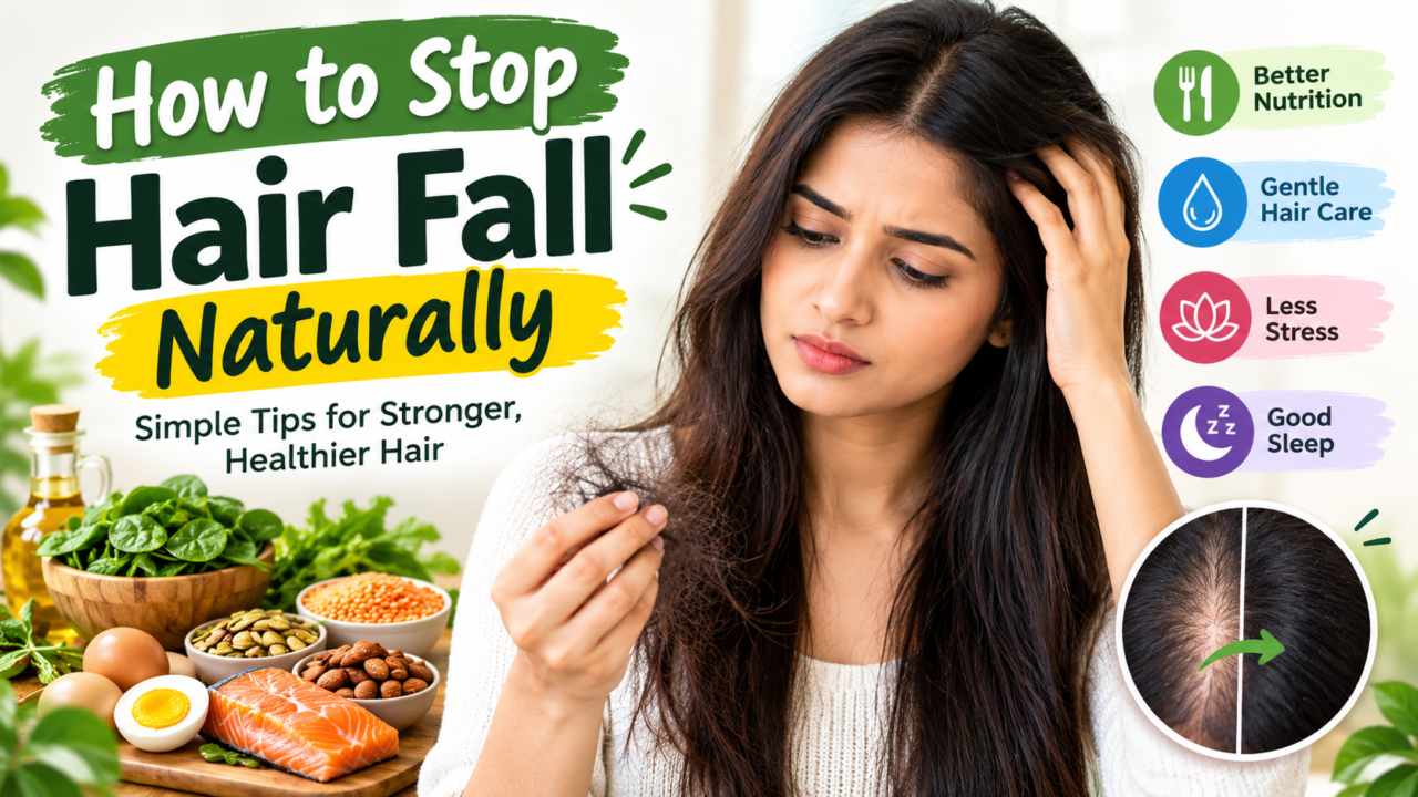 How to Stop Hair Fall Naturally